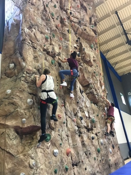 Rock deals wall climbing